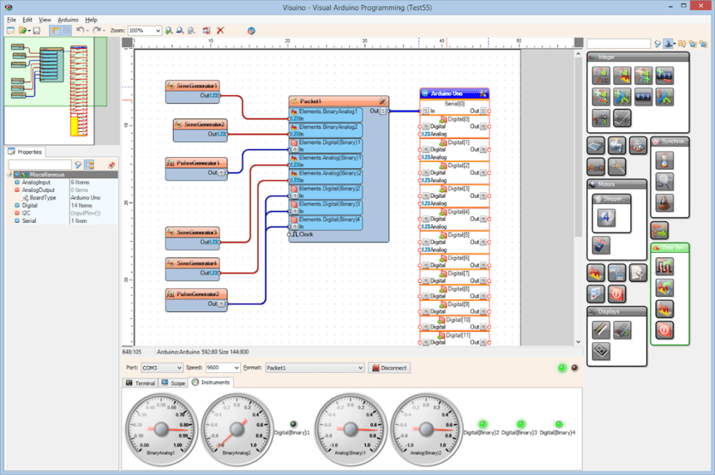 Visuino screenshots