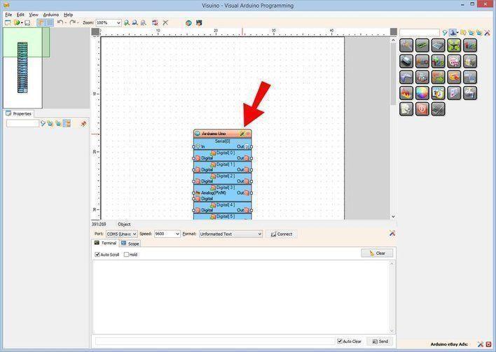 Step 3: Start Visuino, and Select the Arduino UNO Board Type