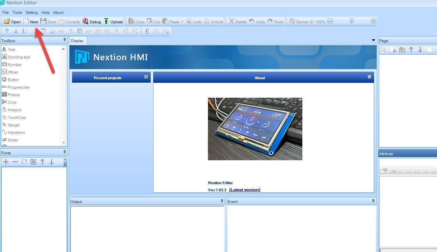 Step 3: Nextion Editor