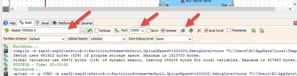 Step 6: Generate, Compile, and Upload the Code