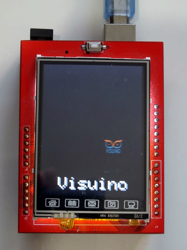 Arduino Uno: Bitmap Animation on ILI9341 TFT Touchscreen Display Shield ...