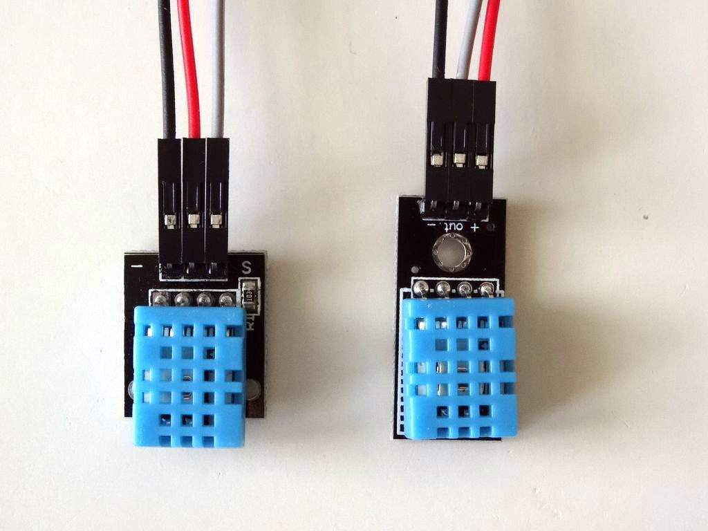 Arduino Nano: DHT11 Temperature and Humidity I2C 2 X 16 LCD Display ...
