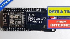 ESP8266 OLED – Get Time and Date From Internet