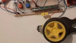 Arduino Control DC Motor Speed and Direction Using a Potentiometer & Buttons