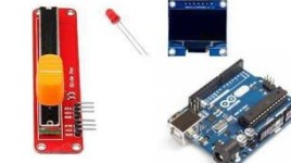 Control LED Blinking With a Potentiometer and OLED Display