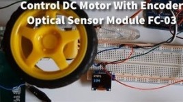 Control DC Motor With Encoder Optical Sensor Module FC-03