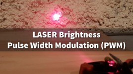 Arduino LASER Brightness Pulse Width Modulation PWM