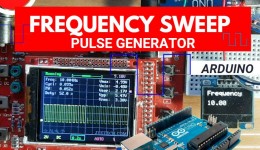 Arduino Pulse Generator Frequency Sweep