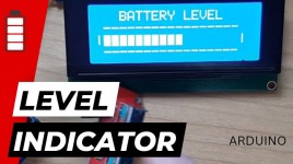 Simple LCD Battery Level Indicator 20×4 I2C