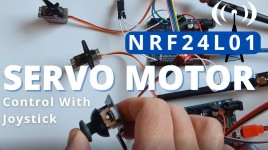 NRF24L01 Wireless Servo Motor Control With Joystick