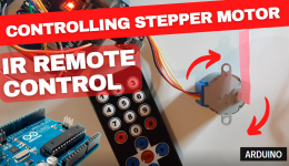 Controlling Stepper Motor 28byj-48 With IR Remote Using Arduino
