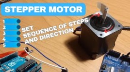 NEMA 17 Stepper Motor Set Sequence of Steps, Speed & Direction With A4988 Driver and Arduino