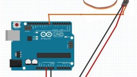 Servo Motor Angle Using Visuino Sequence Component