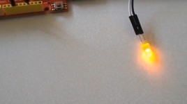 Change Brightness of a LED with Pulse Width Modulation