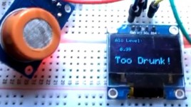 DIY Alcohol Breathalyzer with MQ-3 Sensor