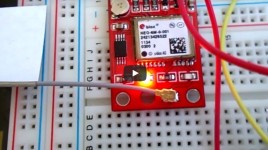 NEO-6M GPS Position Connected to NodeMCU and OLED Display