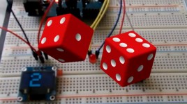 How to make a Rolling Dice Using OLED Display