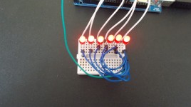 Make running LED with Arduino