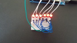 Make running LED with Arduino