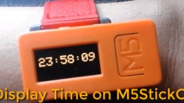 How to Display Time on M5StickC ESP32 Using Visuino