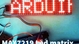 CONTROL LED MATRIX MAX7219 WITH ARDUINO